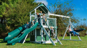 The Launching Pad Swing Set