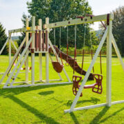 This image shows a swing set from King Swings