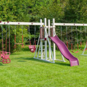 This image shows a swing set from King Swings