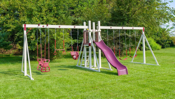 This image shows a swing set from King Swings