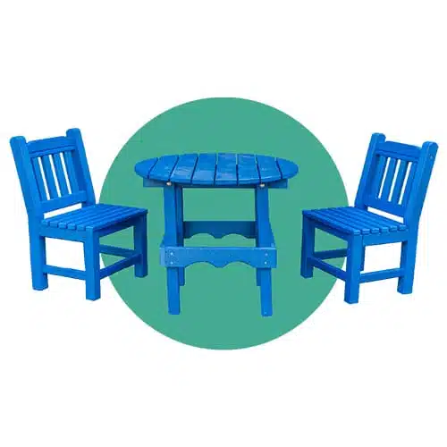 Tea Table with 2 Chairs