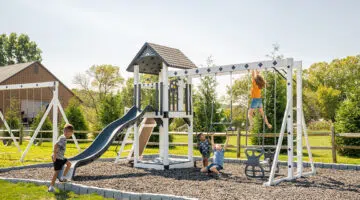 Cubby’s Fort Swing Set