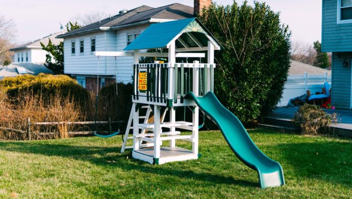 Small Playgrounds for Backyards: The Care-Bear Castle