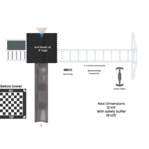 Cubby’s Fort Swing Set – Phillies™ Edition Schematics
