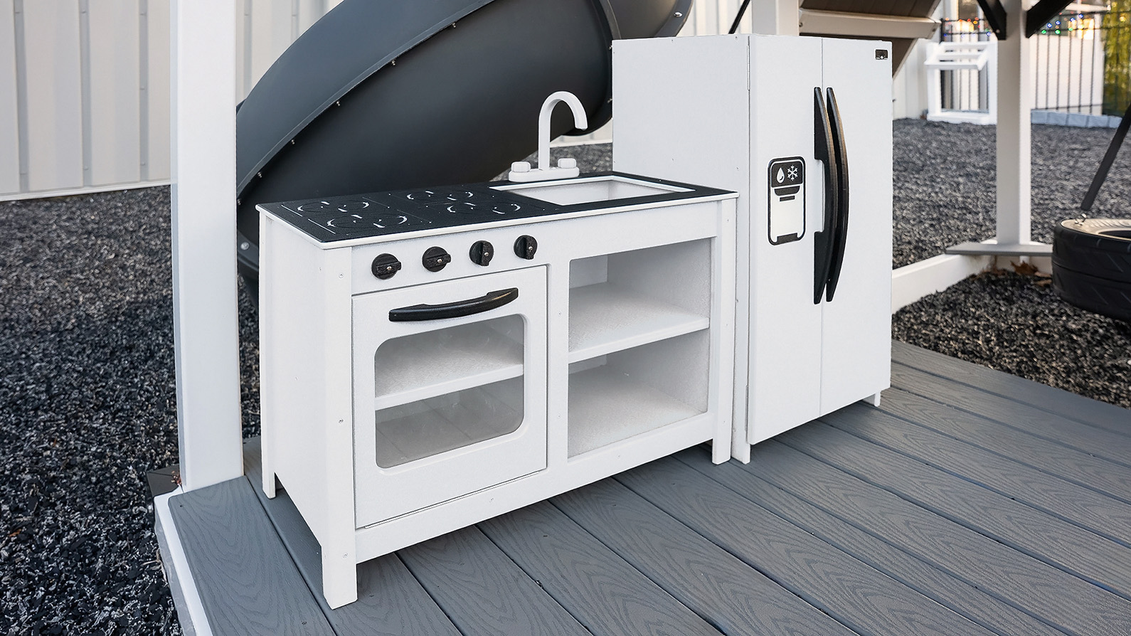 Indoor-Outdoor Play Kitchen