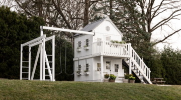 Nabela’s Playhouse Swing Set